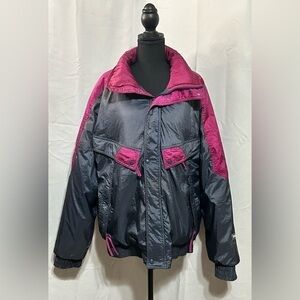 SKI Women’s Blue/Purple Vintage 80s Ski Jacket Size L
